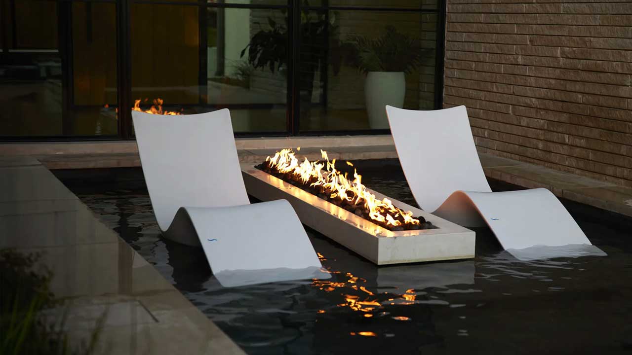 In-Pool Furniture and Fire Feature Trends: What’s Hot in Outdoor Living