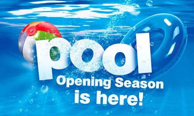 Today is National Pool Opening Day