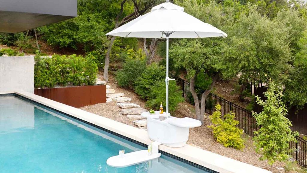 Add a Swim-Up Bar To Your Pool In Seconds with PartyPad by Ledge
