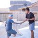 Texas pool builders shaking hands - photo for Pentair Automation