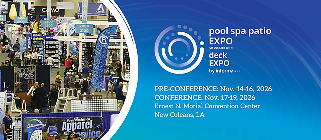 PSP Deck Expo 2026 - International Pool Spa Patio Expo in New Orleans, LA