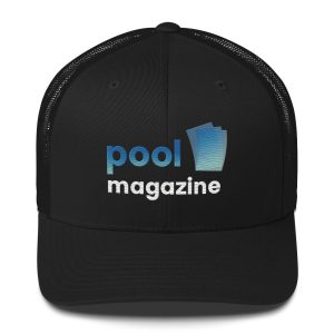 Pool Magazine Trucker Cap (Large Logo)