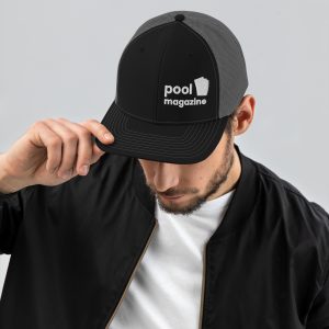 Pool Magazine Trucker Cap (Small Logo)