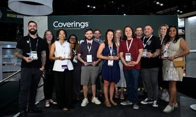 Photo of CID award winners from Coverings 2025 show